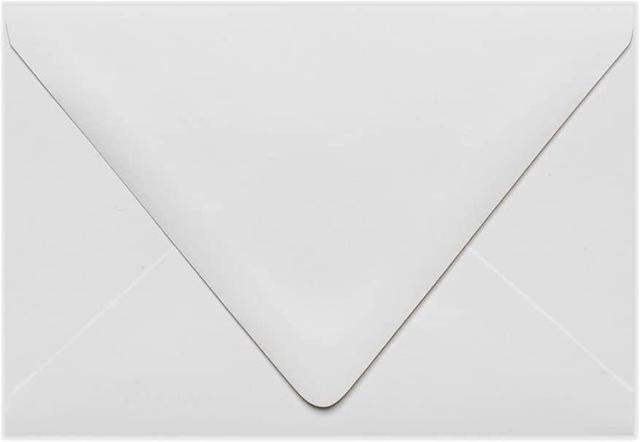 LUX A4 Contour Flap Envelopes (4 1/4 x 6 1/4) 50/Pack White - 100