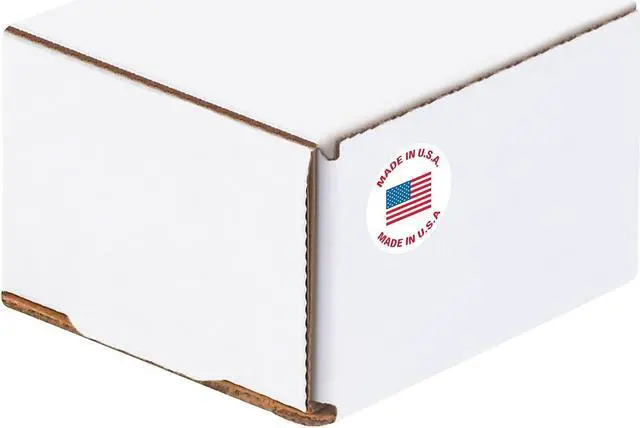 Alt view image 2 of 5 - Tape Logic Labels "Made in U.S.A." 1" Circle Red/White/Blue 500 PER ROLL USA301