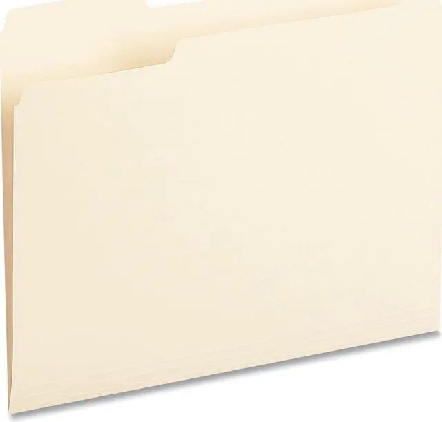 Alt view image 2 of 6 - UNIVERSAL File Folders 1/3 Cut First Position One-Ply Top Tab Letter Manila 100