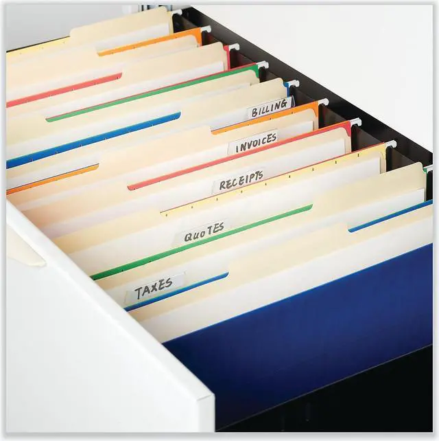 Alt view image 6 of 6 - UNIVERSAL File Folders 1/3 Cut First Position One-Ply Top Tab Letter Manila 100