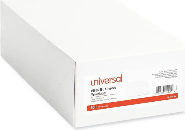 Alt view image 8 of 8 - UNIVERSAL Business Envelope #6 3/4 3 5/8 x 6 1/2 White 500/Box 35206