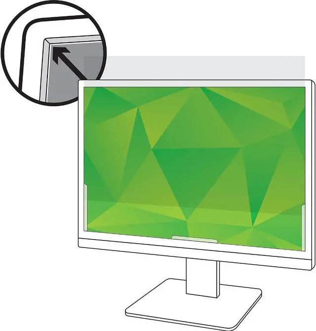 Alt view image 20 of 20 - 3M Privacy Filter Anti-Glare ffor 21.5" Widescreen Monitor (AG215W9B)