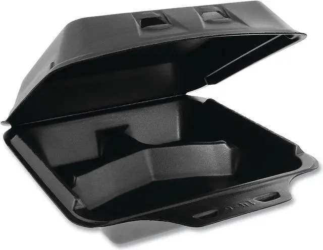 Alt view image 11 of 16 - Pactiv Hinged Lid Deli Containers, 8.88x7.25x2.94, 48 oz YCA910480000