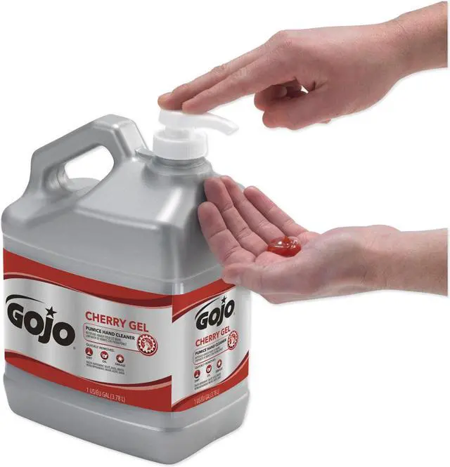 Alt view image 10 of 11 - Gojo 315-2358-02 Cherry Gel Pumice Hand Cleaner