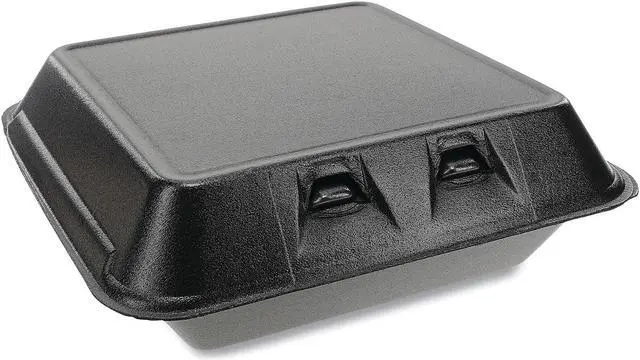 Alt view image 11 of 16 - Pactiv Microwave Hinged Lid Containers, 5.75x5.95x3.1 YCNB06000000