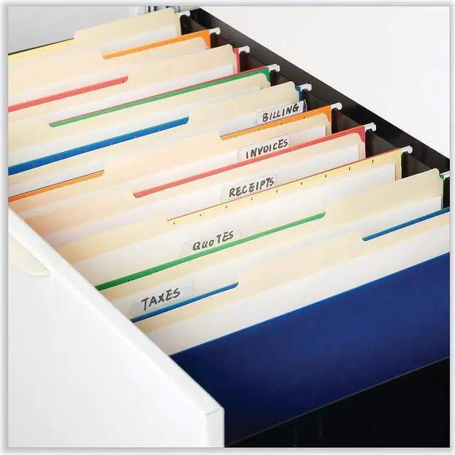 Alt view image 10 of 10 - UNIVERSAL Hanging File Folders 1/5 Tab 11 Point Stock Legal Blue 25/Box 14216