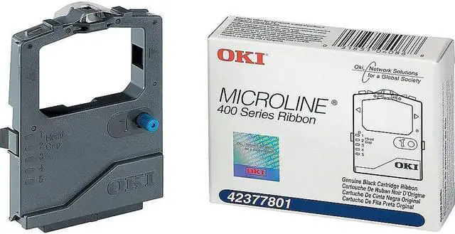 Alt view image 8 of 8 - Innovera AC-O0490 42377801 Compatible OKI Printer Ribbon, Black