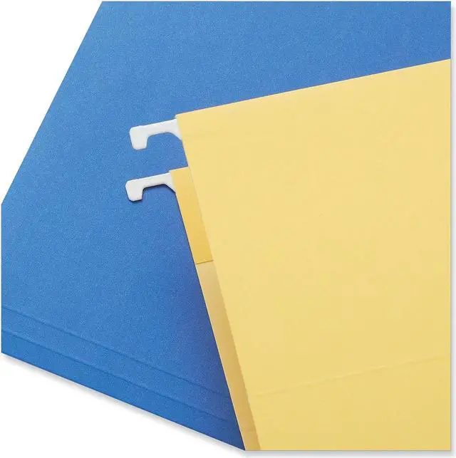 Alt view image 8 of 8 - UNIVERSAL Hanging File Folders 1/5 Tab 11 Point Legal Assorted Colors 25/Box