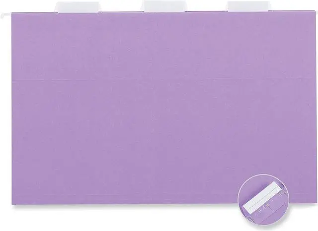 Alt view image 7 of 8 - UNIVERSAL Hanging File Folders 1/5 Tab 11 Point Legal Assorted Colors 25/Box