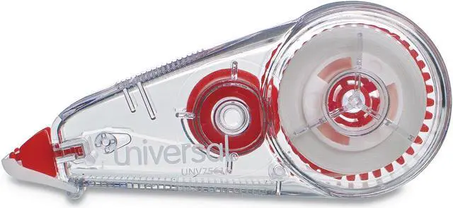 Alt view image 2 of 17 - Universal Correction Tape Mini Economy Non-Refillable 1/4" x 275" 10/Pack 75611