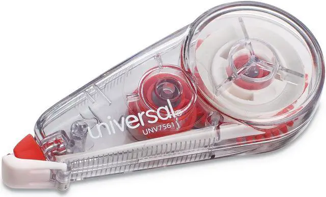 Alt view image 12 of 17 - Universal Correction Tape Mini Economy Non-Refillable 1/4" x 275" 10/Pack 75611