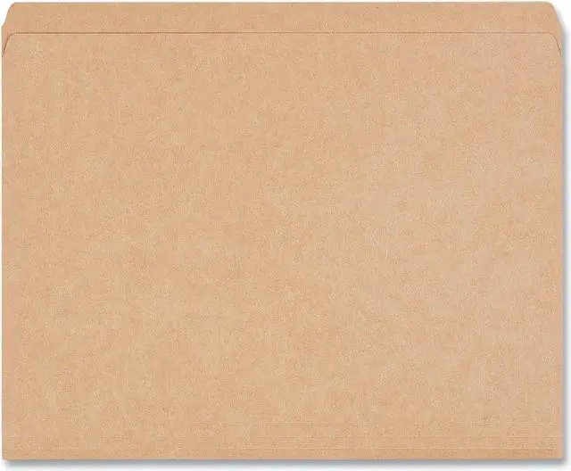 Alt view image 6 of 10 - UNIVERSAL Kraft File Folders Straight Cut Top Tab Letter Kraft 100/Box 16130
