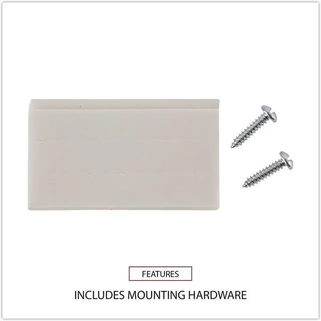 Alt view image 8 of 10 - Universal 3 Pocket Wall File Starter Set Letter Clear 53682