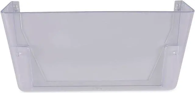 Alt view image 5 of 10 - Universal 3 Pocket Wall File Starter Set Letter Clear 53682