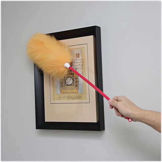 Alt view image 14 of 16 - Boardwalk Lambswool Duster w/26" Plastic Handle Assorted Colors L26