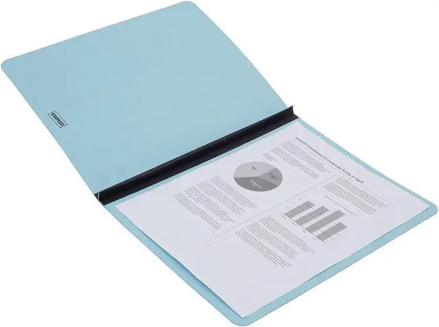 Alt view image 9 of 11 - Pendaflex Pressboard Expanding File Folders Straight Cut Top Tab Letter Blue 25/Box 9200