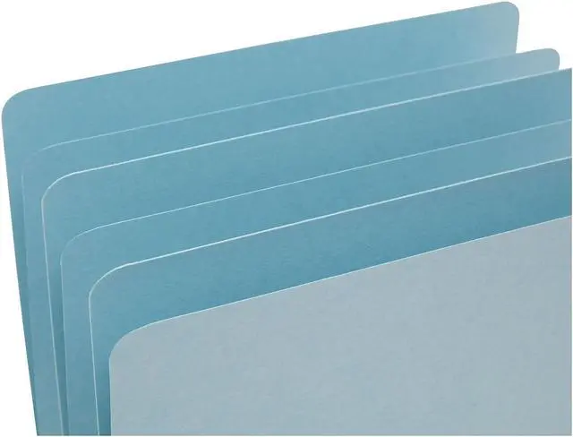 Alt view image 10 of 11 - Pendaflex Pressboard Expanding File Folders Straight Cut Top Tab Letter Blue 25/Box 9200