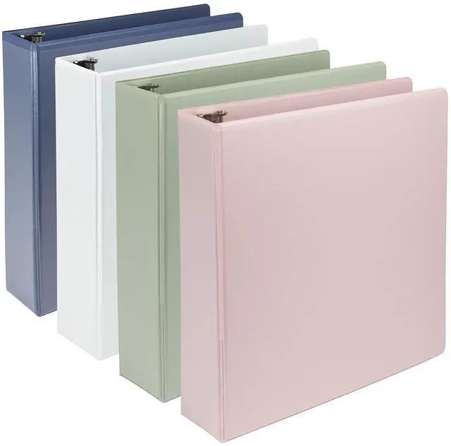 Alt view image 2 of 7 - Samsill Earth's Choice Plant-Based View Durable Binders 3 D-Ring Assorted Color 4 Pack (MP46969)