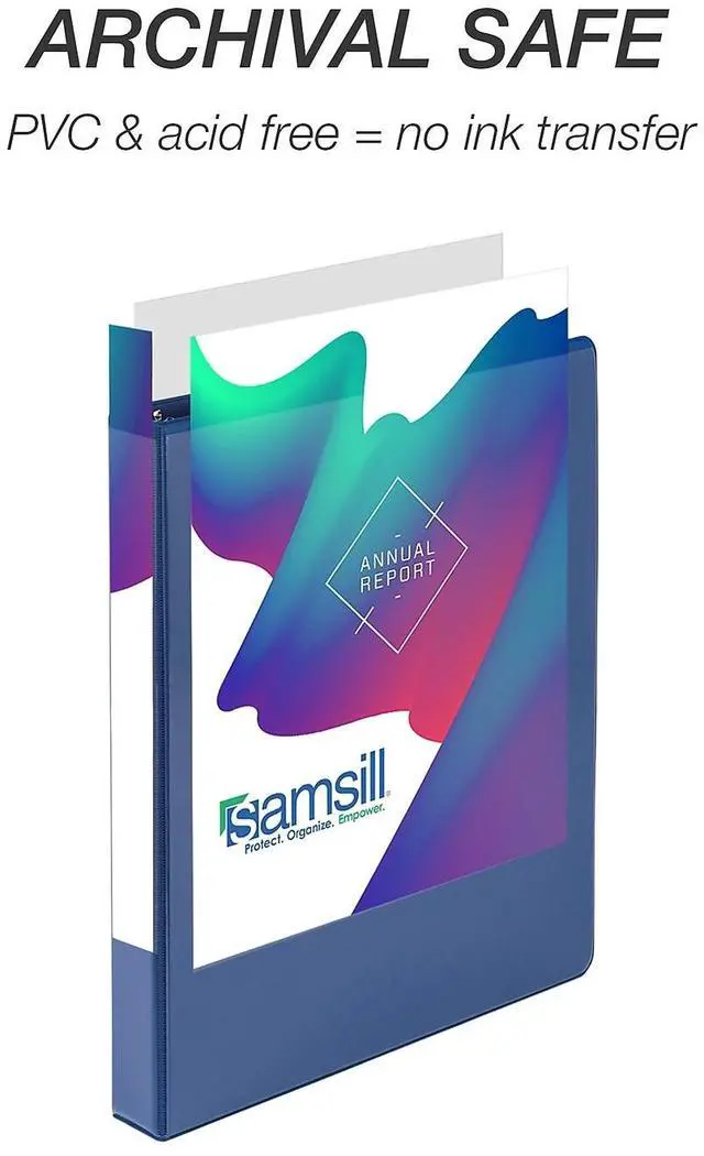 Alt view image 4 of 8 - Samsill Durable View Binders 3 D-Ring Assorted Color 4 Pack (MP46439)