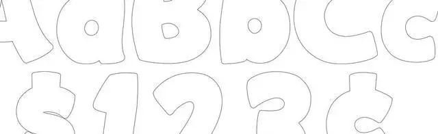 Main image of Teacher Created Resources 4" Funtastic Font Letters Combo Pack White 208 Pieces/Pack 3 Packs (TCR5819-3)