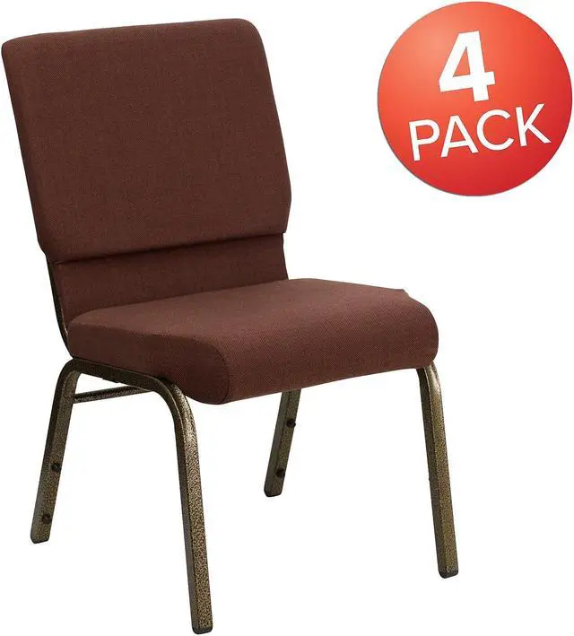 Alt view image 8 of 20 - Advantage Signature Elite Java Church Chair - 20 in. Wide