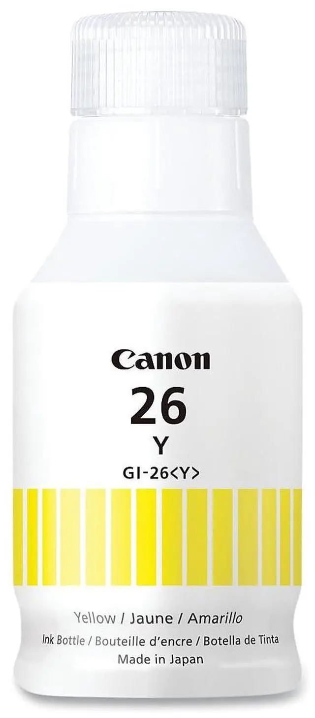 Alt view image 13 of 13 - Canon GI-26 Pigment Yellow Ink Bottle 4423C001