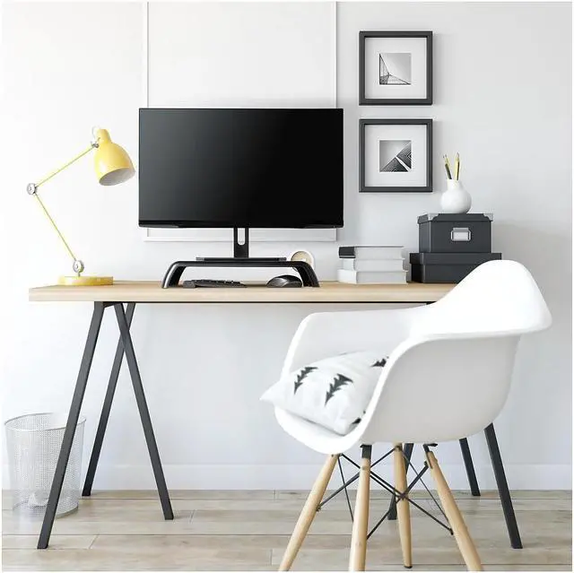 Alt view image 18 of 19 - Ergo Riser Monitor Stand, 16" x 9" x 2.75", Black, Supports 30 lbs 32212