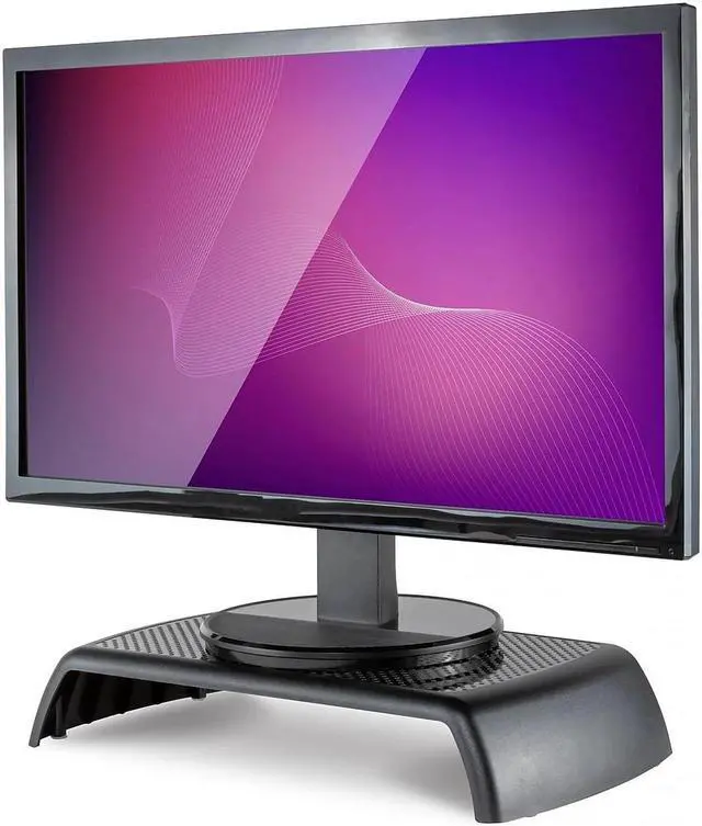 Alt view image 19 of 19 - Ergo Riser Monitor Stand, 16" x 9" x 2.75", Black, Supports 30 lbs 32212