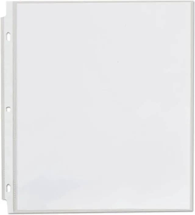 Alt view image 7 of 8 - UNIVERSAL Standard Sheet Protector Economy 8 1/2 x 11 Clear 200/Box 21123