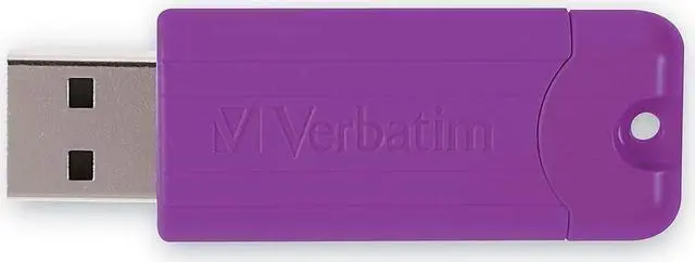 Alt view image 5 of 14 - Verbatim PinStripe 16GB USB 3.2 Type A Flash Drive Assorted Colors 5/Pack (70387)