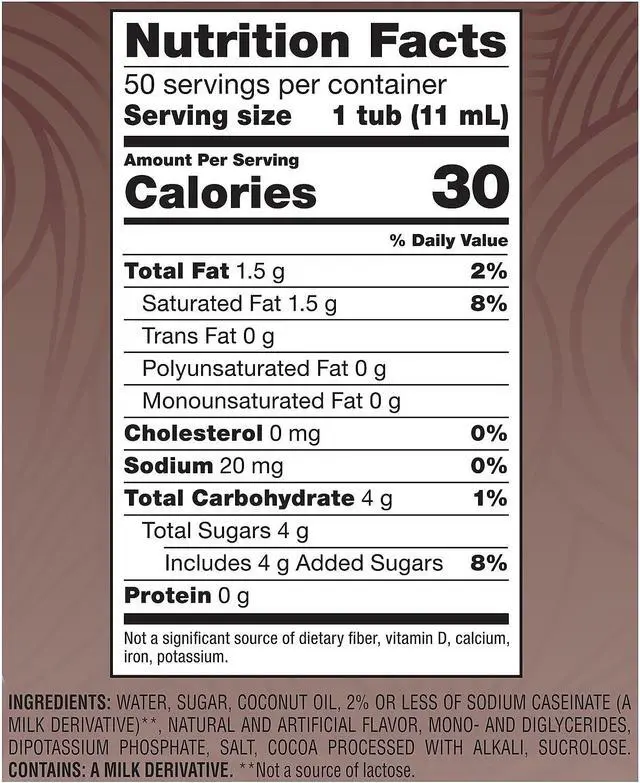 Alt view image 3 of 7 - Coffee-mate Liquid Coffee Creamer Salted Caramel Chocolate 0.375 oz Mini Cups 50/Box 77197