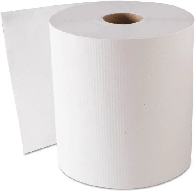 Main image of GENERAL SUPPLY Hardwound Roll Towels White 8" x 800 ft 6 Rolls/Carton 1820