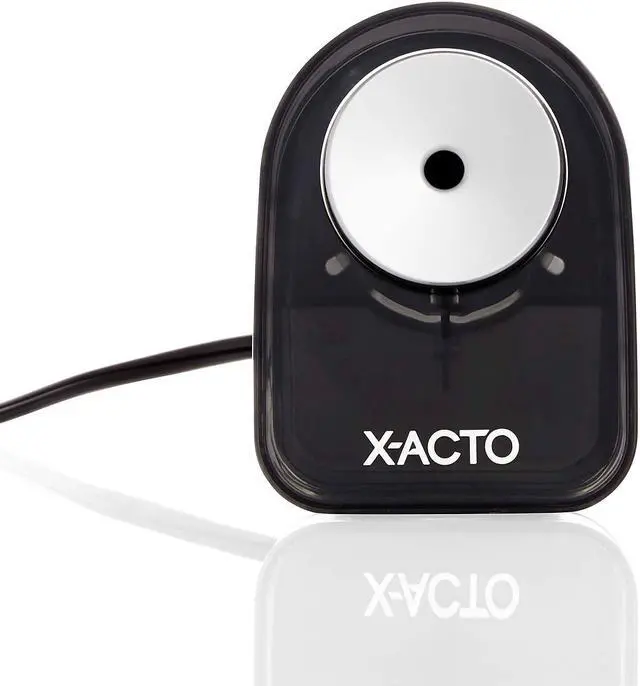 Alt view image 3 of 7 - X-ACTO XLR Electric Pencil Sharpener Black (ELM1818X)