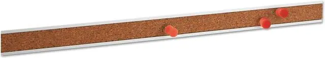 Alt view image 3 of 4 - UNIVERSAL Cork Bulletin Bar Brown 36 x 1 43436