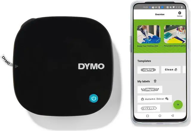 Alt view image 2 of 5 - Dymo LetraTag 200B Portable Thermal Bluetooth Label Maker Black (2179979)