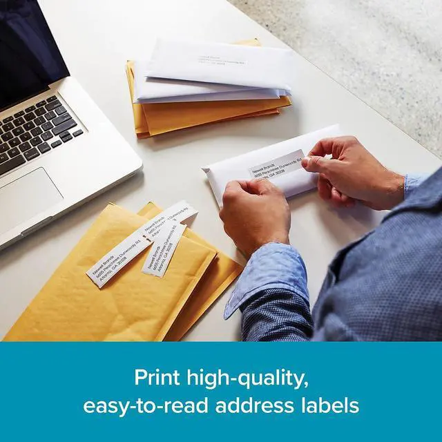 Alt view image 2 of 4 - Dymo Labels LabelWriter 3-1/2"Wx1-1/8"H 6 RL/PK White 2050818