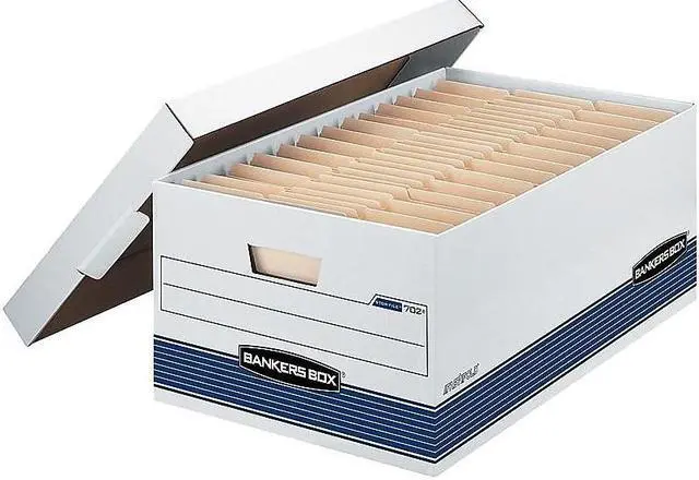 Main image of Bankers Box Stor/File Corrugated Boxes Medium-Duty Legal Size 563126