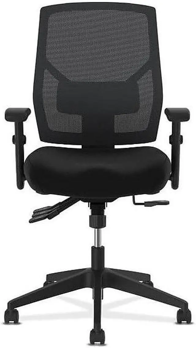 Alt view image 2 of 6 - Basyx High-back Chair Asynch Control 26"x30-3/10"x46-7/10" Black VL582ES10T