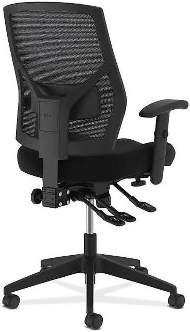 Alt view image 5 of 6 - Basyx High-back Chair Asynch Control 26"x30-3/10"x46-7/10" Black VL582ES10T