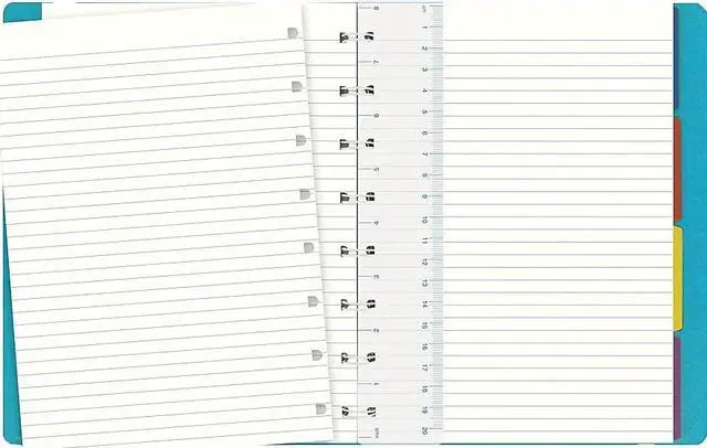 Alt view image 7 of 8 - Filofax Notebook College Rule Aqua Cover 8 1/4 x 5 13/16 112 Sheets/Pad B115012U