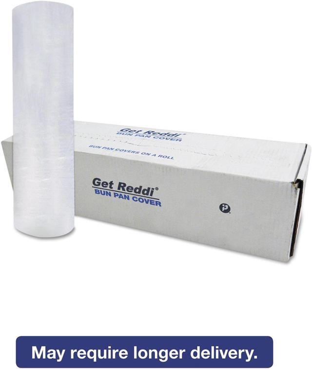 Poly Bun Pan Cover Lid, 21 x 35, 19 Micron, Clear, Plastic, 200/Carton Poly Bun Pan Cover Lid, 21 x 35, 19 Micron, Clear, Plastic, 200/Carton