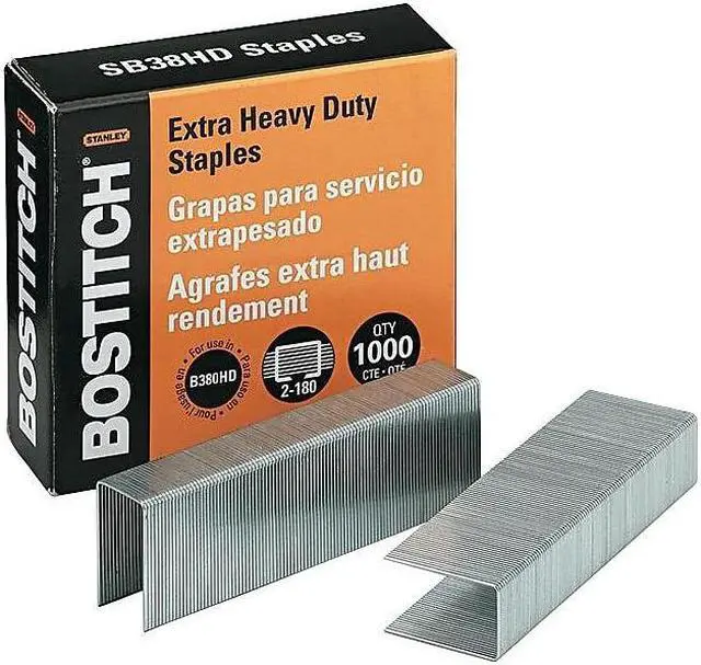 Alt view image 2 of 2 - Stanley Bostitch Stanley Auto 180 Heavy-Duty Staples SB38HD-1M