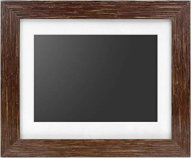 Main image of Aluratek 8" Digital Picture Frame Brown (ADPFD08F)