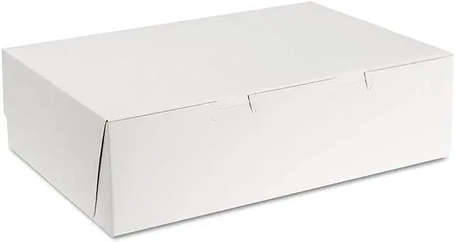Main image of SCT Tuck-Top Bakery Boxes 14w x 10d x 4h White 100/Carton 1025