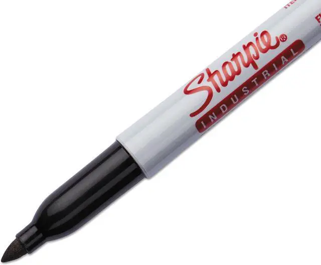 Alt view image 8 of 12 - Sanford Ink 2003898 Sharpie Industries Marker Fine, Black - Pack of 36