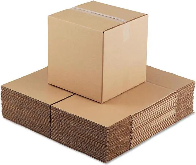 Alt view image 3 of 4 - GENERAL SUPPLY Brown Corrugated - Cubed Fixed-Depth Shipping Boxes 14l x 14w x 14h 25/Bundle 141414