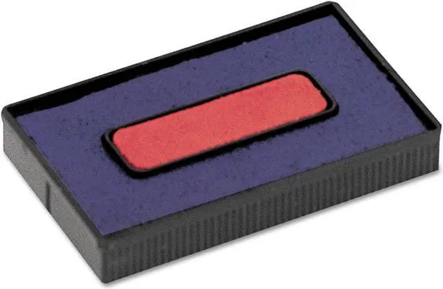 Main image of COSCO Felt Replacement Ink Pad for 2000PLUS Economy Message Dater Red/Blue 061797
