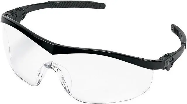 Alt view image 2 of 2 - MCR Safety Storm ST110 Protective Eyewear Clear/Black (ST110)