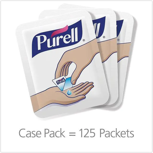 Alt view image 2 of 8 - PURELL Single Use Advanced Gel Hand Sanitizer 1.2 mL Packet Fragrance-Free 125/Box (GOJ9630125NSBX)