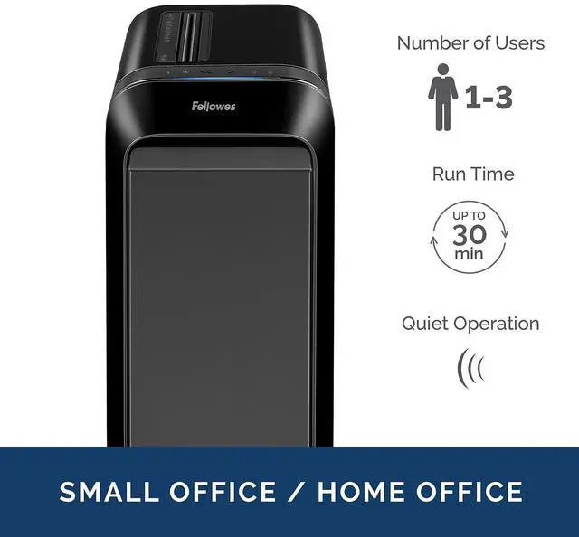 Alt view image 15 of 20 - Fellowes Powershred LX180 16-Sheet Cross Cut Personal Paper Shredder (FEL5501601)